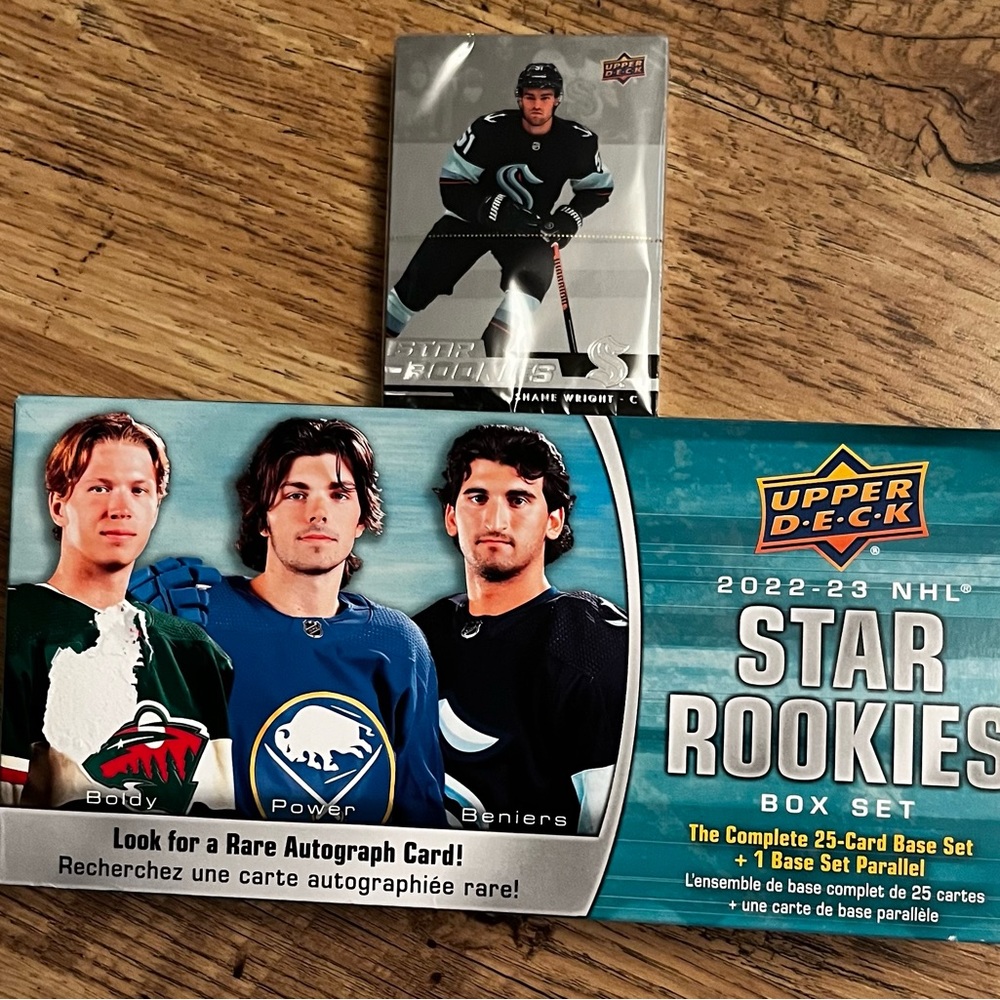 NHL upper deck rookies (box opened but cards still sealed) 2022/2023